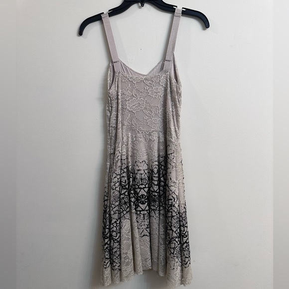 Free People Tan & Black Lace Dress - Picture 3 of 13